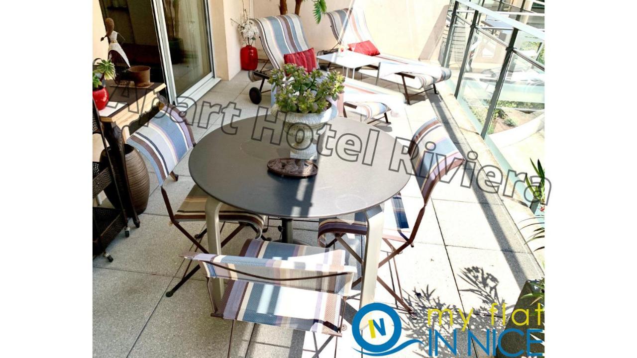 Aparthotel Riviera - Coeur Nice - Grand Superieur Studio Ac - Incroyable Terrasse - Garden View - Terrasse Jardin Pastorelli 1 Eksteriør billede